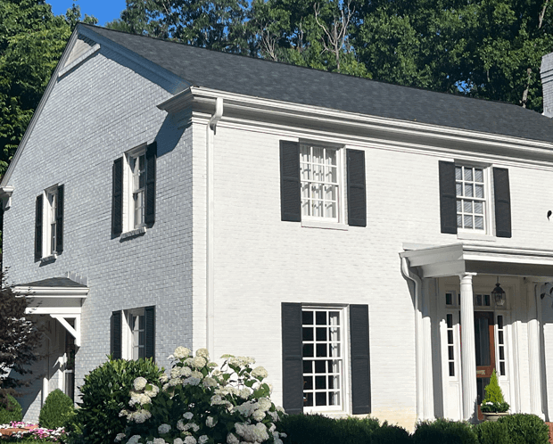 White home exterior