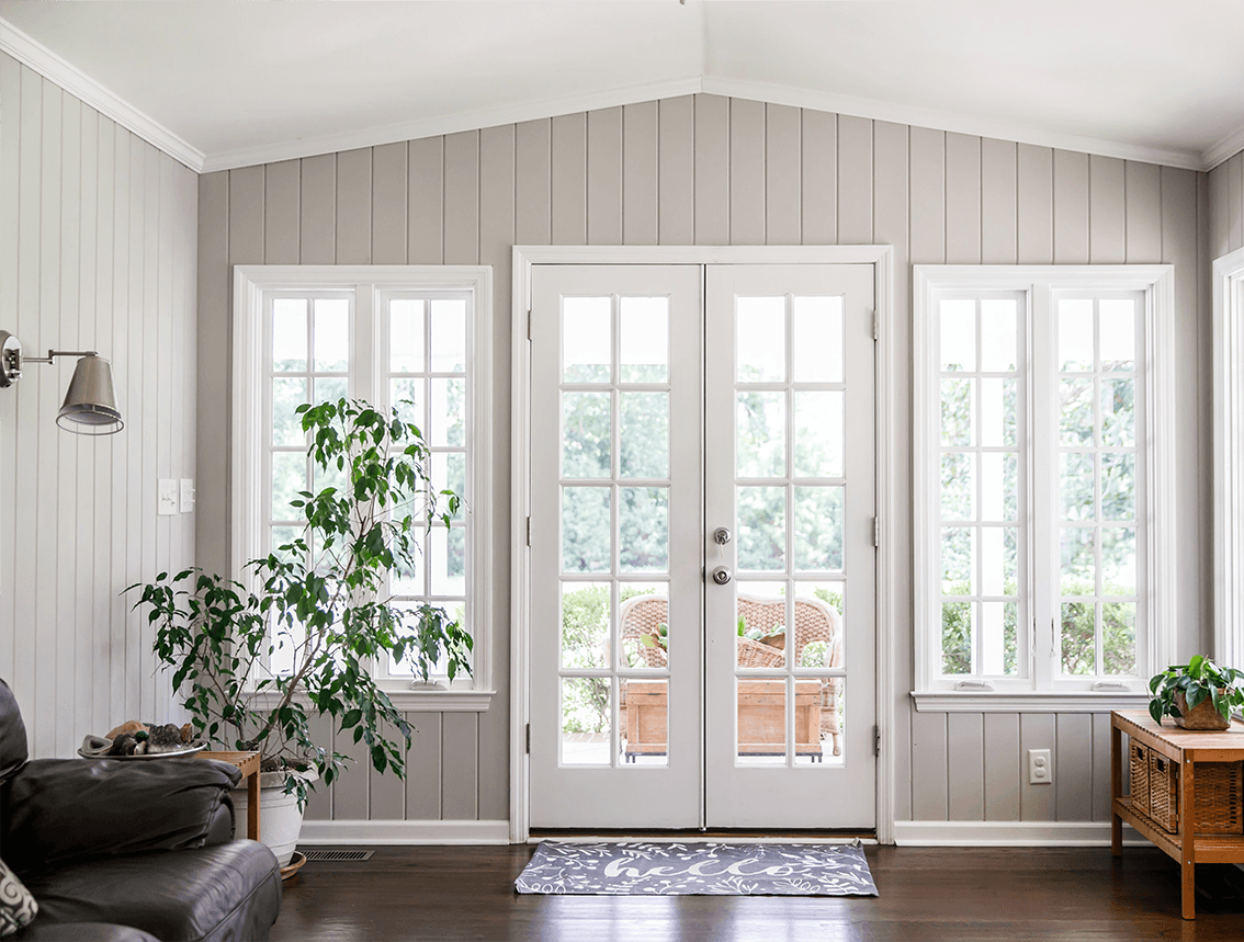 New French windows and doors installation project