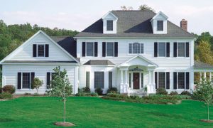 White Rustic Hill Siding