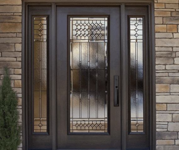 glass door