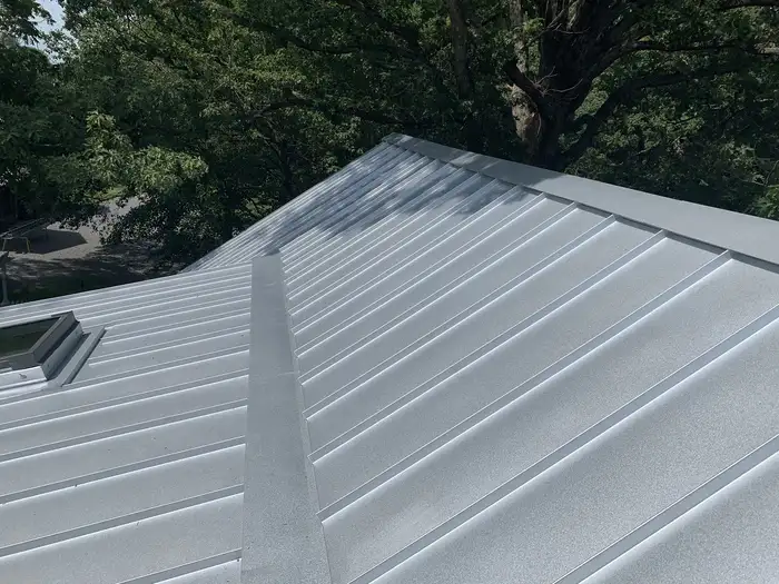 Standing Seam Galvalume Metal Roof Installation