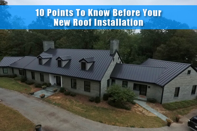 10 Points To Know Before Your New Roof Installation (Checklist)