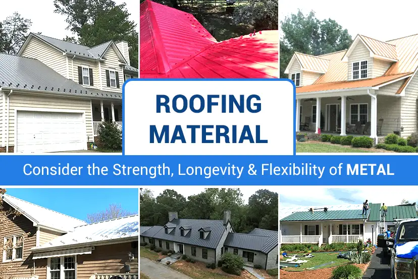 Which Roofing Material to Choose? Consider the Strength, Longevity & Flexibility of METAL