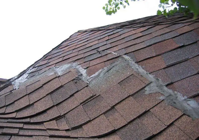 poor roof install