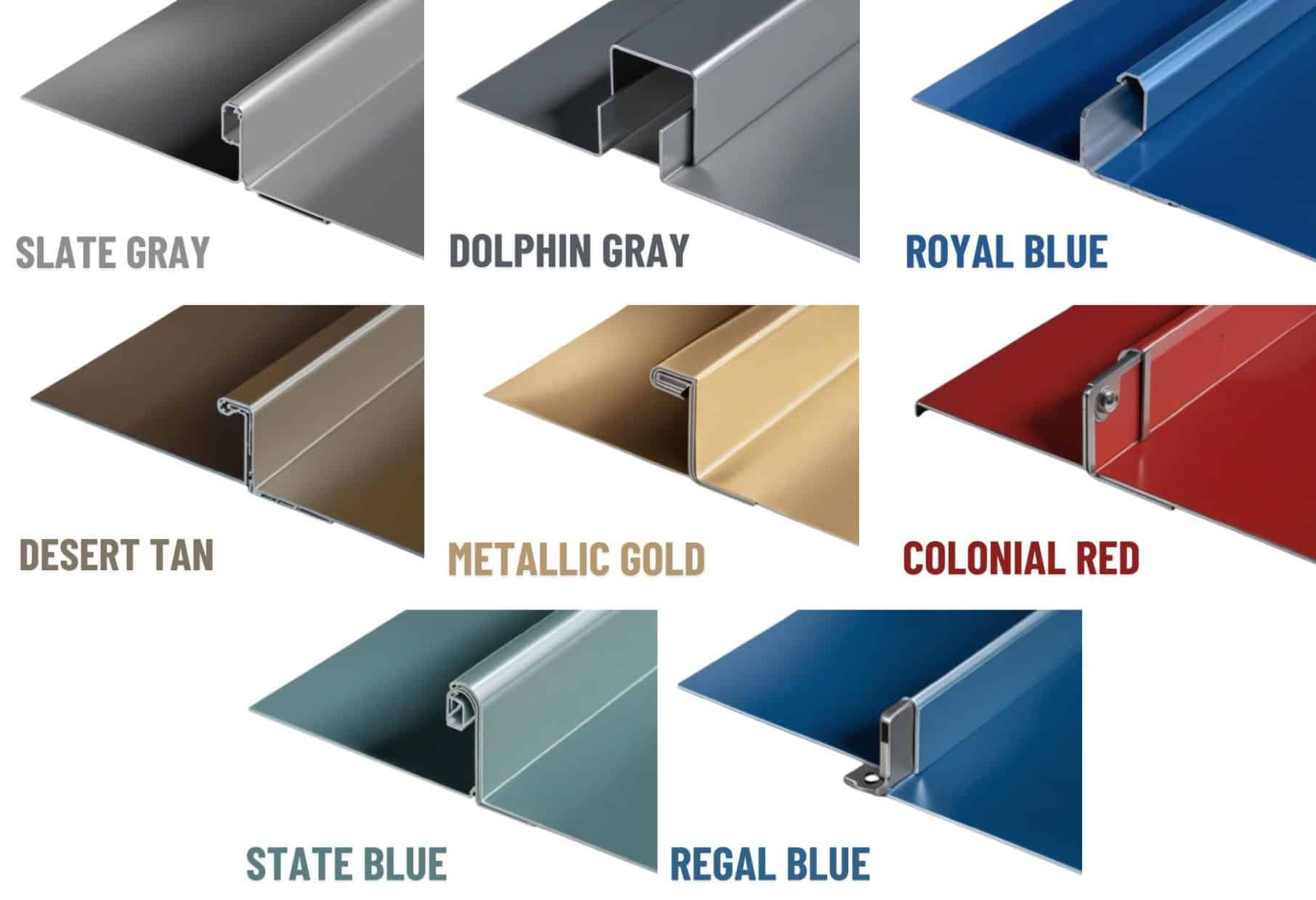 Metal Roofing Colors - Choose from 50+ Color Options