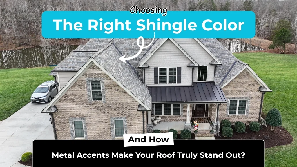 Choosing the right shingle color - and how metal accents make your roof truly stand out Choosing the right shingle color - and how metal accents make your roof truly stand out