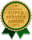 Skywalker Roofing received the Angie's List Super Service Award in 2014