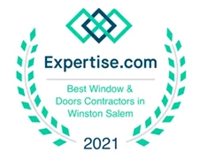Skywalker earned the expertise.com award in 2024 for best window and door contractor in Winston Salem