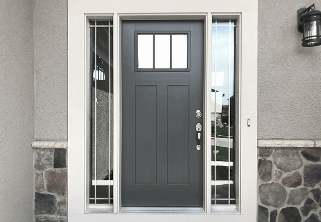 door shown on the exterior of a North Carolina home