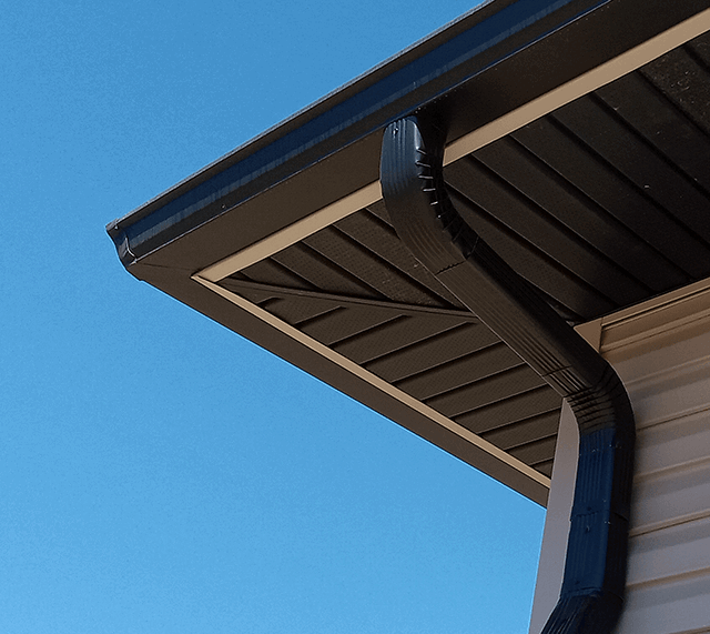 gutter shown on a home in North Carolina